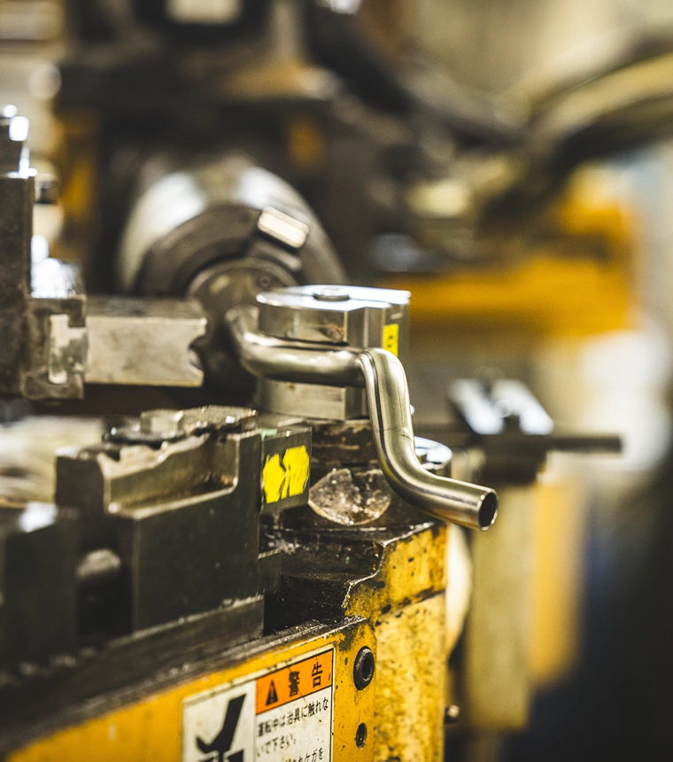 パイプ曲げ、端末、スプール